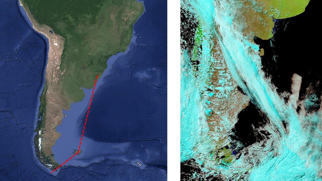 Acción de las emisiones ionosféricas desde SuperDARN.