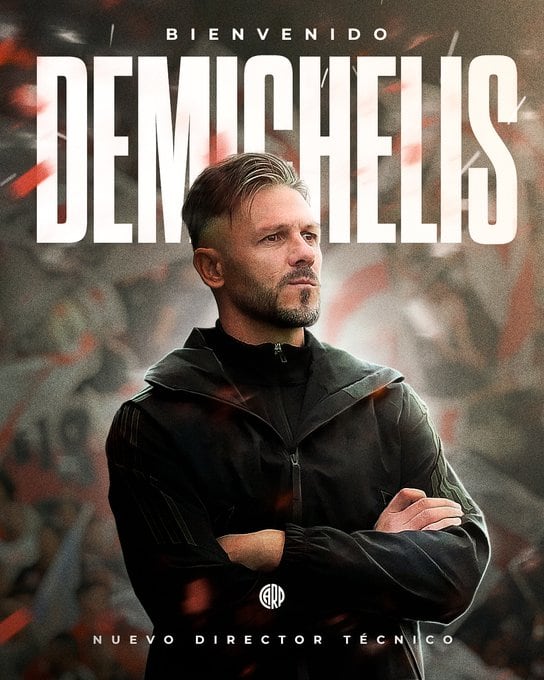 Martín Demichelis ya es el nuevo DT de River