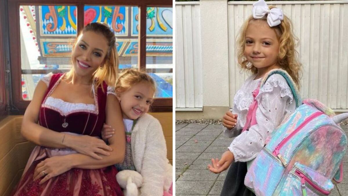Entre unicornios: así fue el cumpleaños de Emma, la hija de Evangelina Anderson y Martín Demichelis