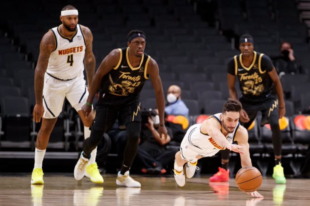 Campazzo volvió a ser importante en el gran triunfo de Denver sobre los Raptors