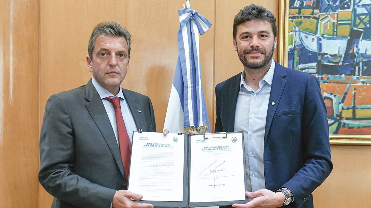 Elecciones 2023: Sergio Massa firmó un compromiso con cinco proyectos para Rosario