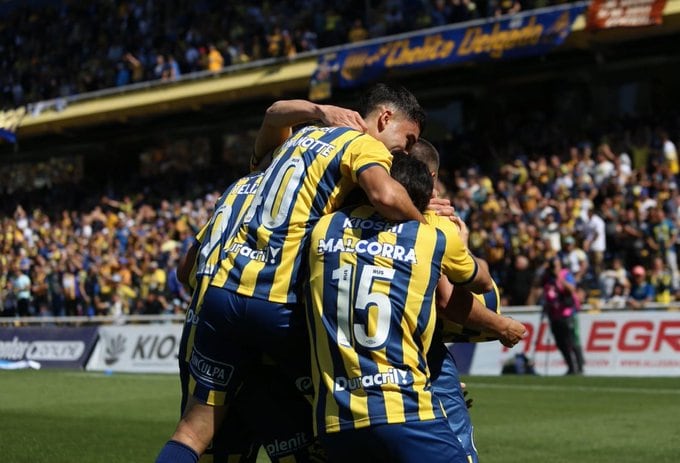 Rosario Central ganó en Arroyito por el gol de Alan Marinelli. Foto: @RosarioCentral