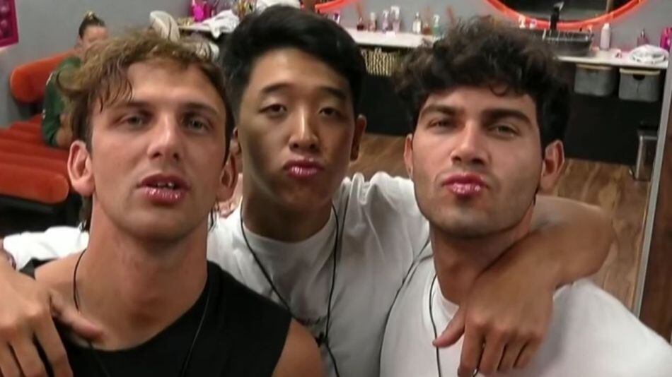 "Los bros", Nicolás, Martín Ku y Bautista de Gran Hermano 2024