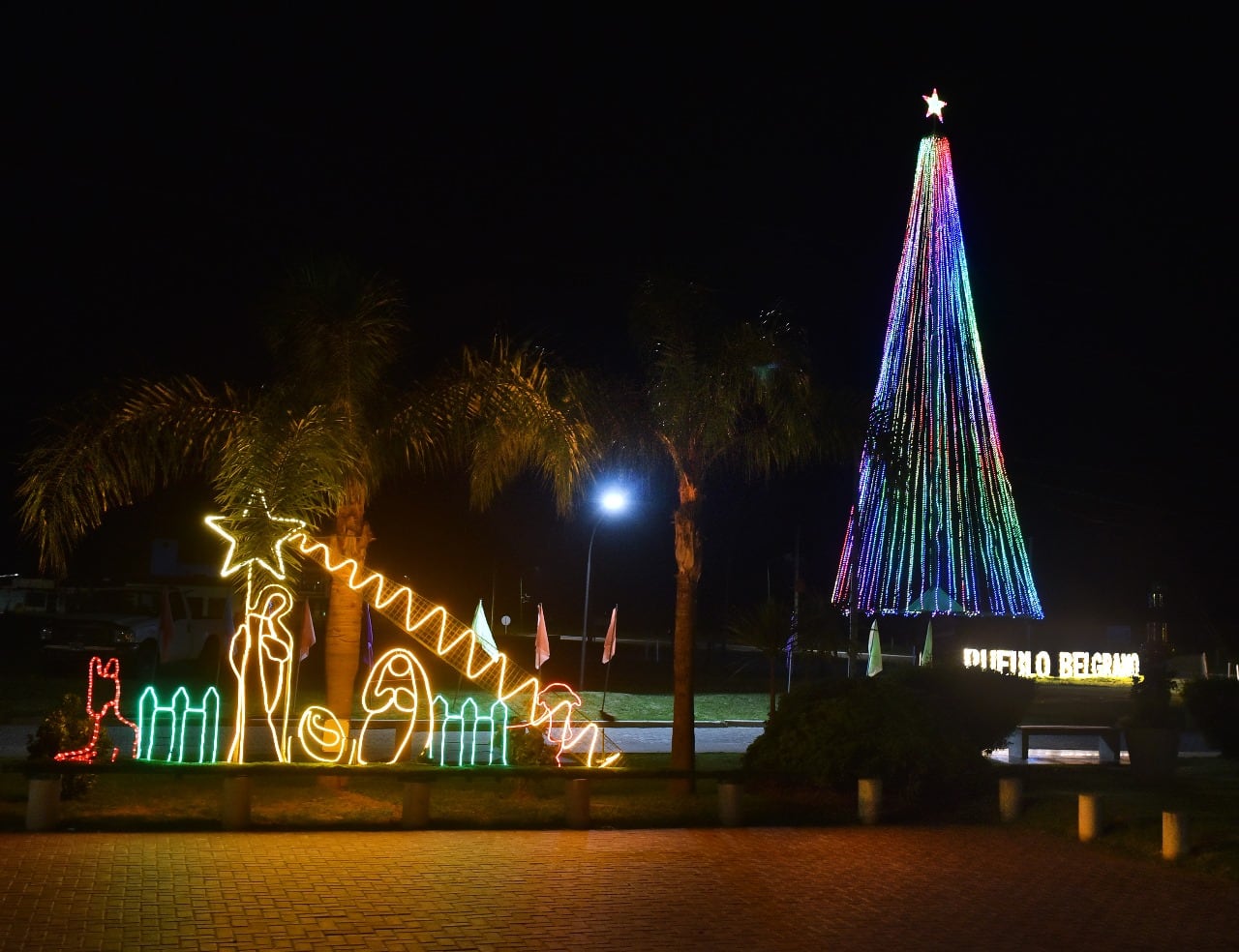 Papá Noel está llegando a Pueblo General Belgrano este domingo