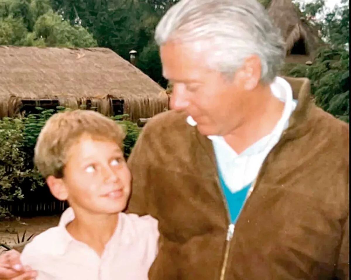 Benjamín y su papá, Juan Pablo