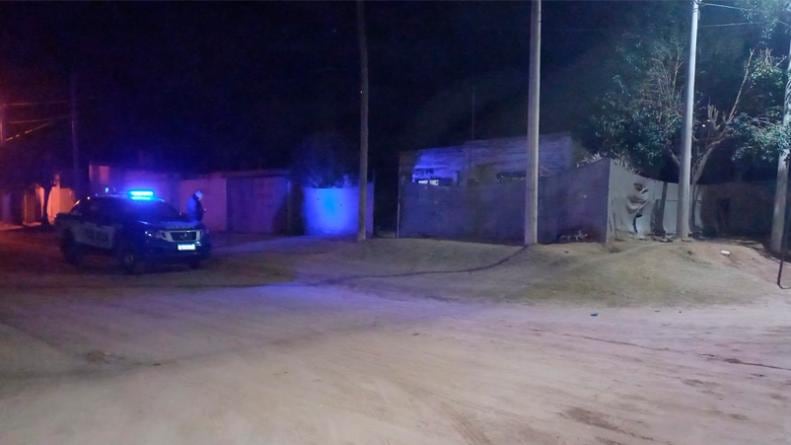 La vivienda donde ocurrió el asesinato.