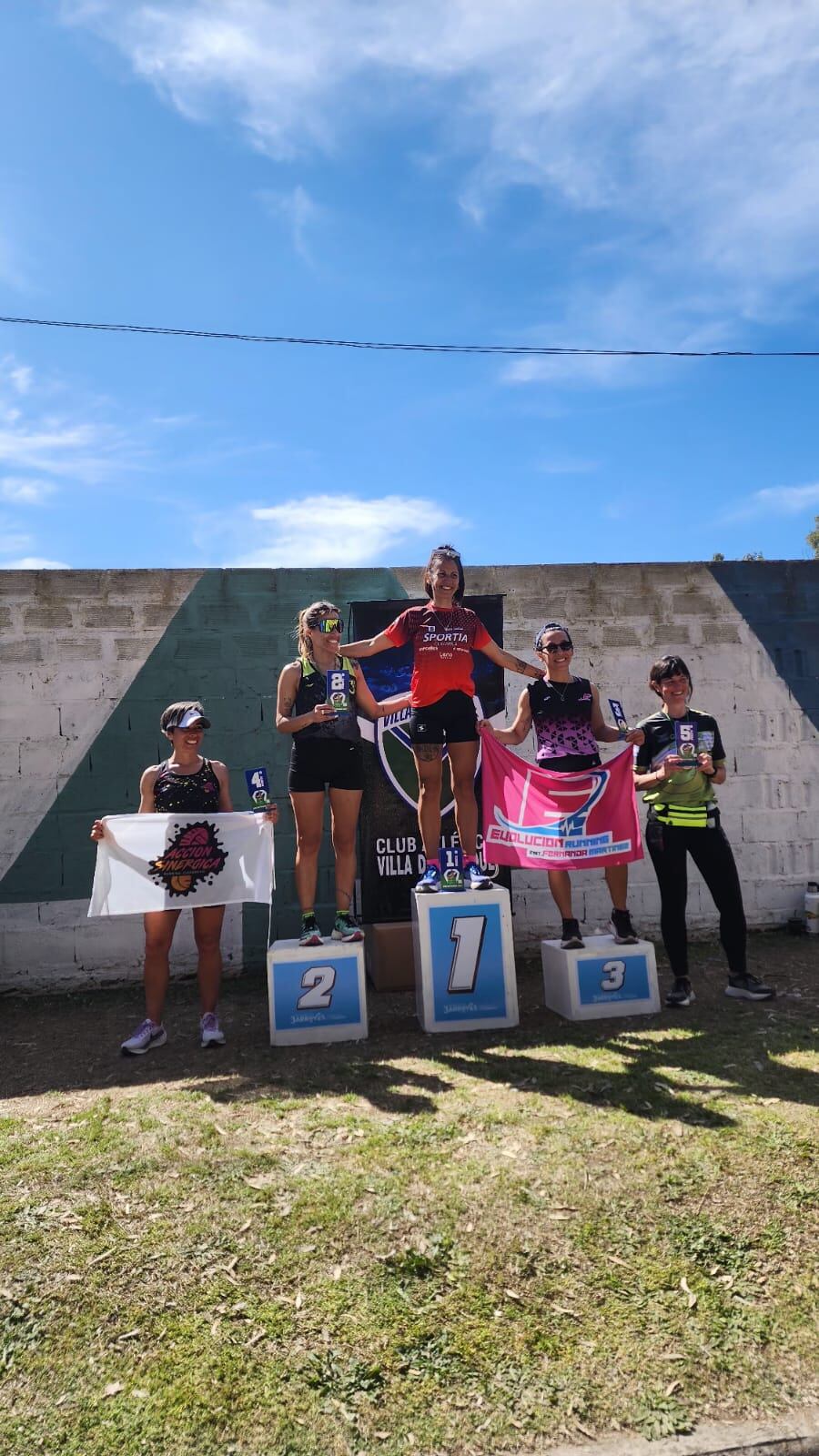 Resultados de la prueba atlética Villa Corre