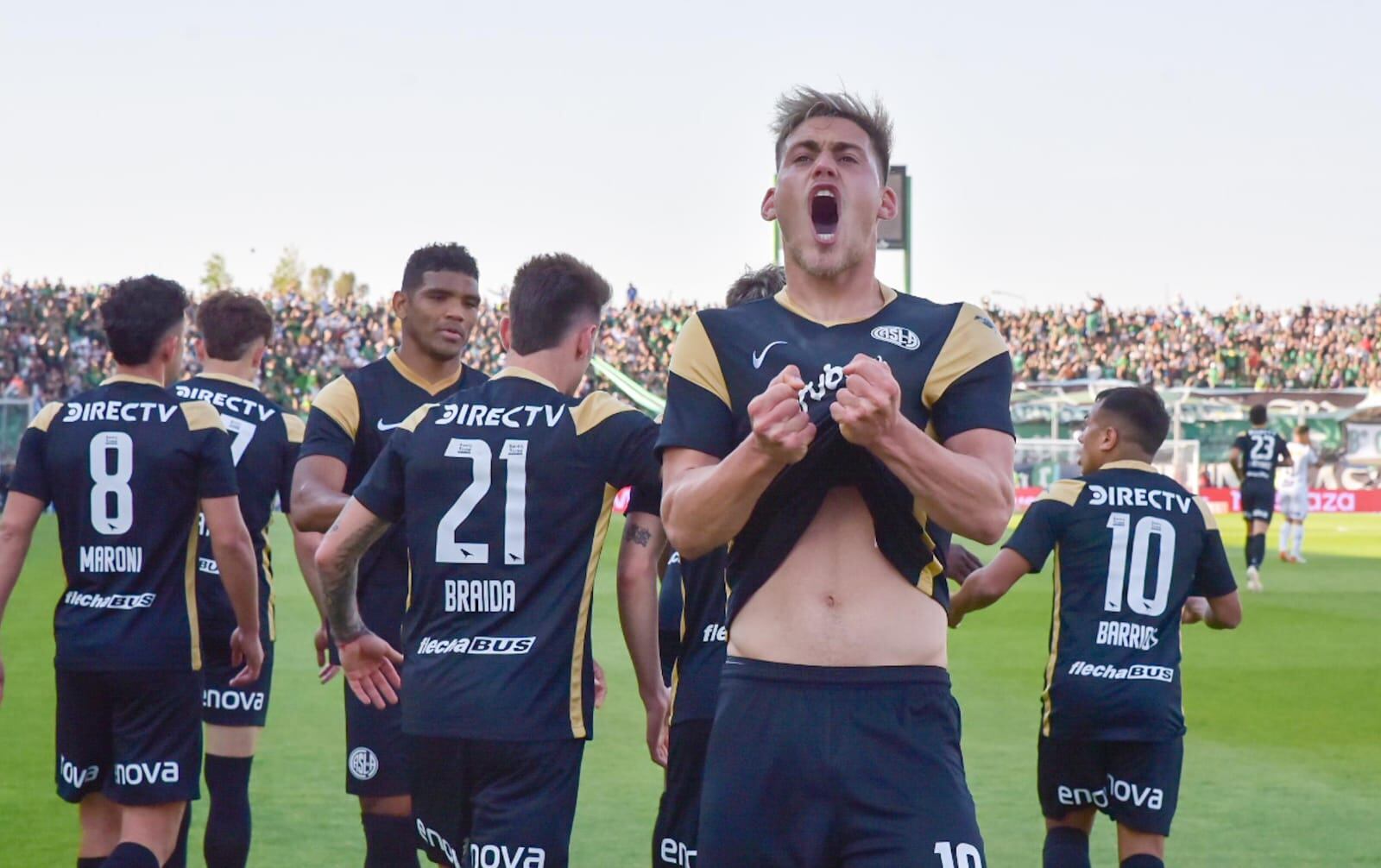 San Lorenzo ganó gracias al goleador Federico Girotti. (Prensa Copa Argentina).