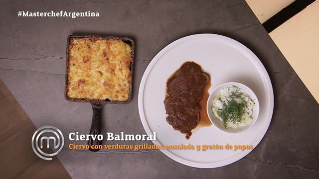 El plato de Rodolfo en MasterChef