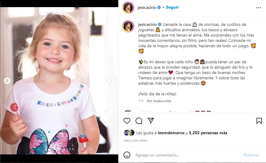 La hija de Jesica Cirio y Martín Insaurralde