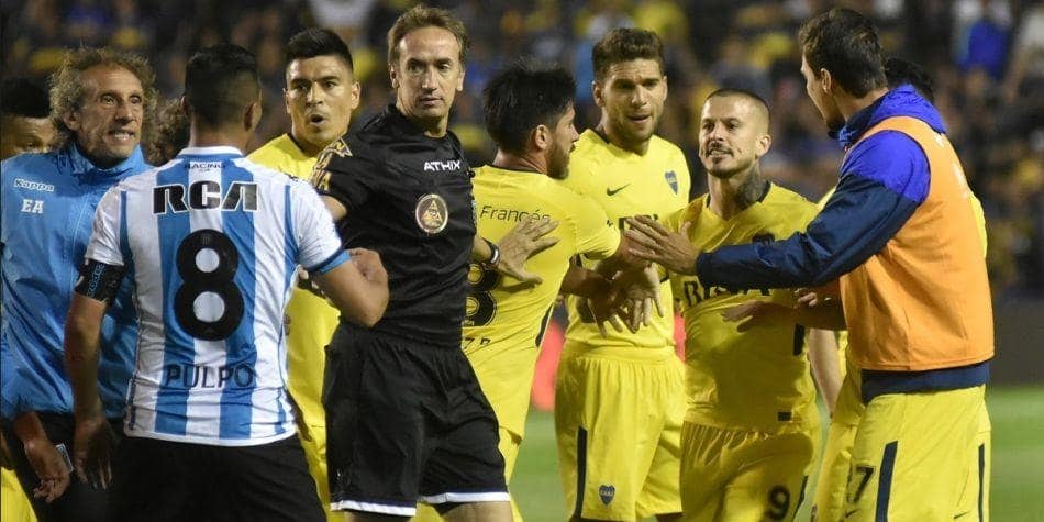 Benedetto y el cruce con el Pulpo González,hoy son compañeros.