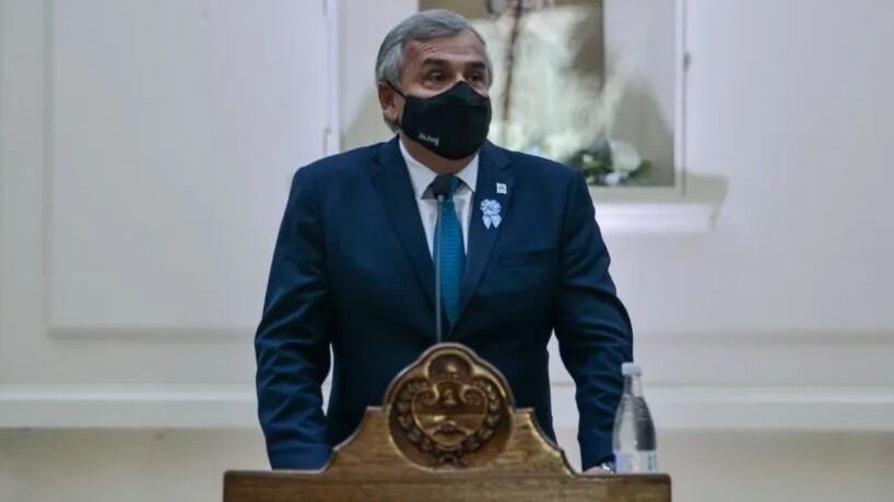 "Estamos poniendo en valor lo que es nuestro", expresó el gobernador Gerardo Morales al inaugurar el Centro de Interpretación de la Bandera Nacional de la Libertad Civil en la Casa de Gobierno.