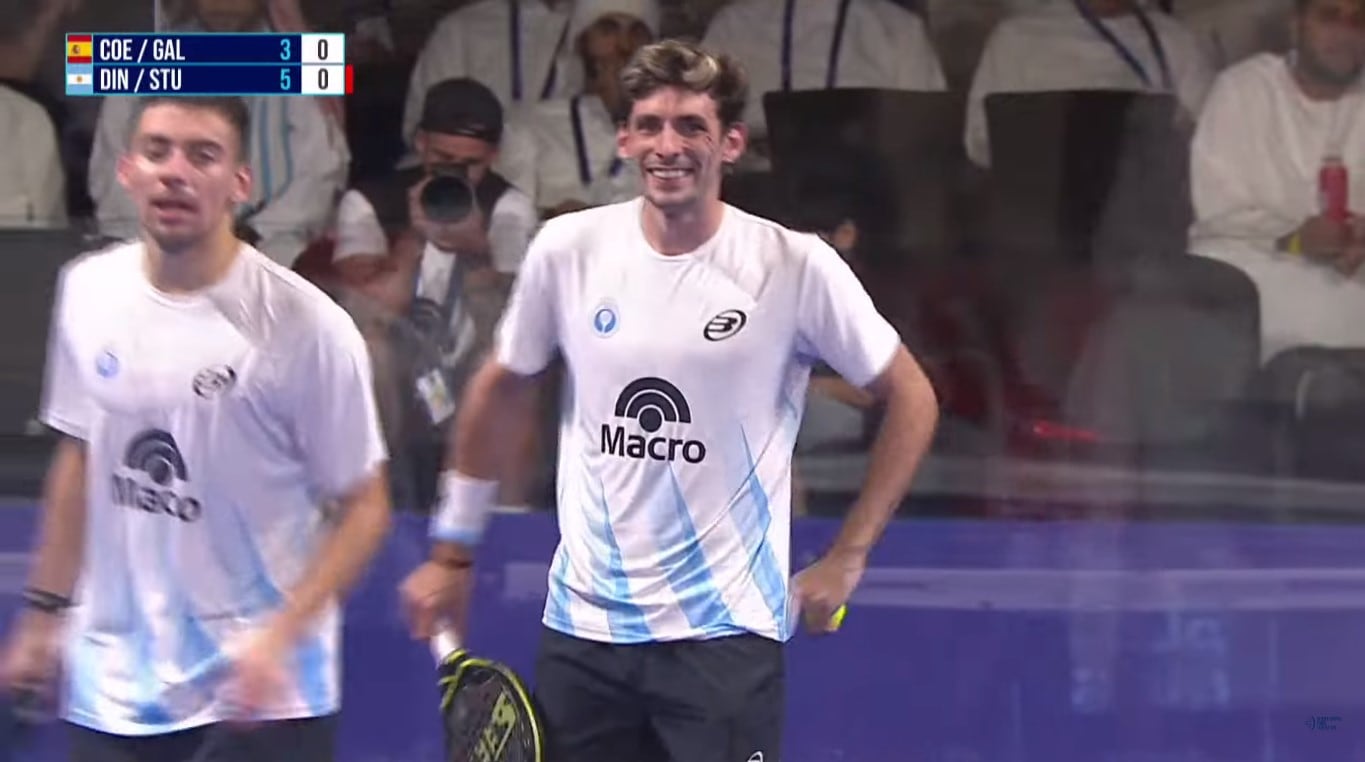 Di Nenno y Stupaczuk ganaron el segundo encuentro para Argentina en el Mundial de Dubai