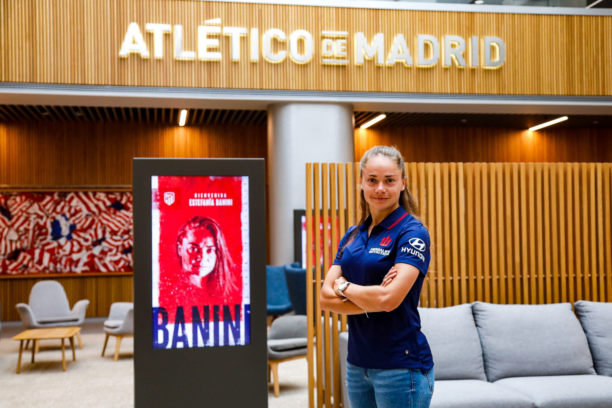 Estefanía Banini jugadora de Atlético de Madrid / Gentileza