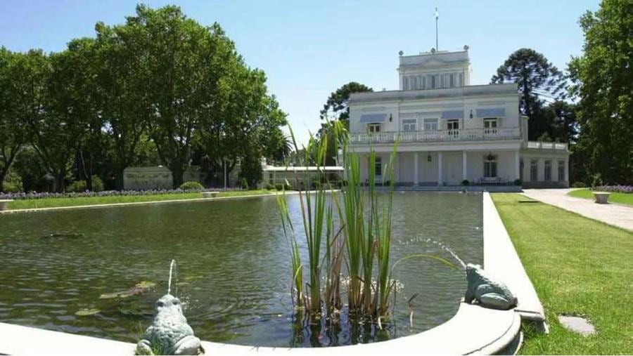 Así es la residencia presidencial.