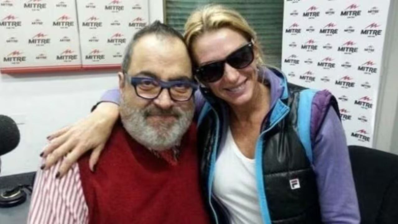 La primera foto de Yanina Latorre con Jorge Lanata en Radio Mitre.