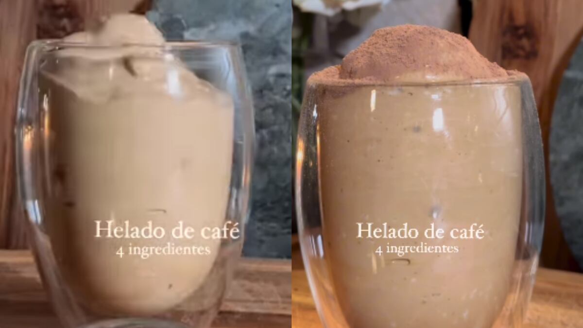 Más fácil, imposible: helado de café con solo cuatro ingredientes
