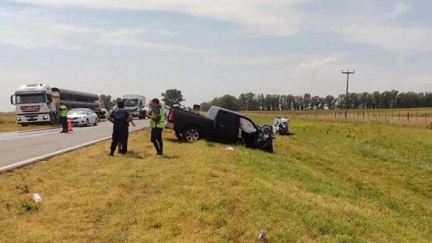 Michael Díaz, el hijo más chico de Ramon Ángel Díaz, protagonizó un accidente de tránsito este martes en la Ruta Nacional 5.