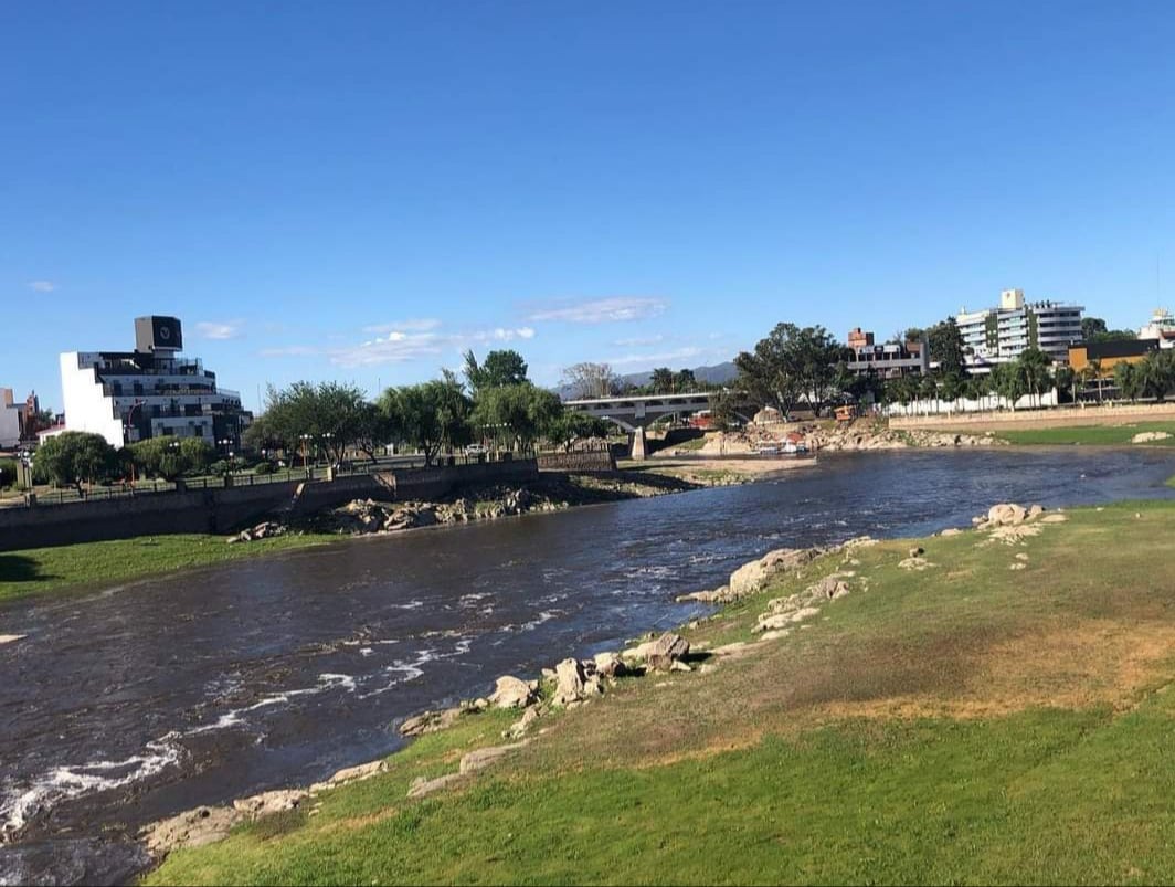 Creciente en Carlos Paz. 