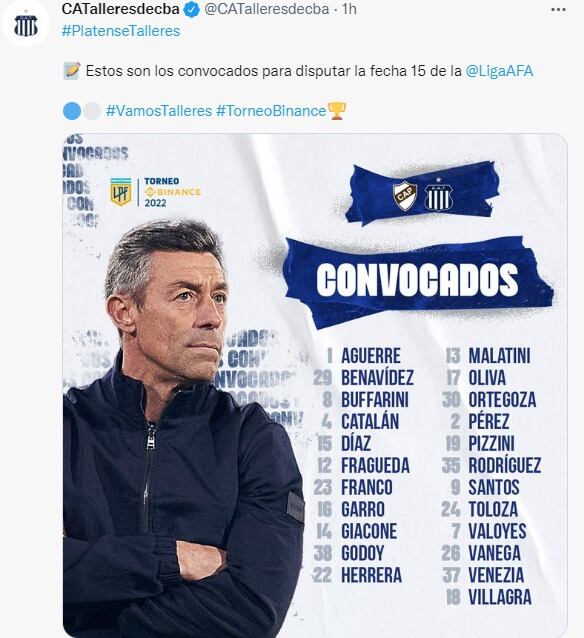 Los elegidos por Pedro Caixinha, para que Talleres enderece el rumbo.