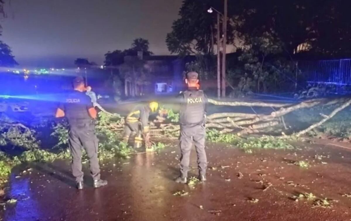 Temporal en Oberá causa estragos en la ciudad en solo 20 minutos