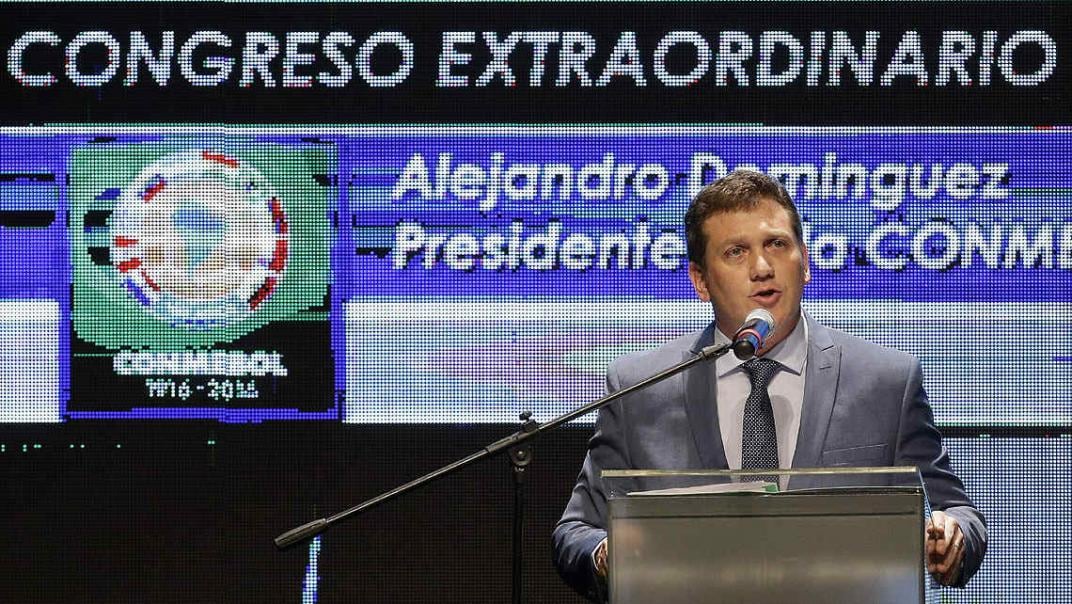 Alejandro Domínguez en contra de la Superliga Europea (Foto: AP)