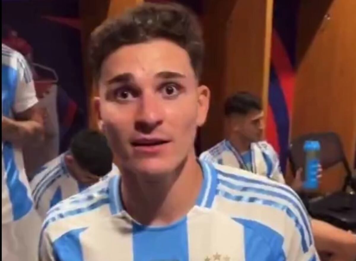 Acuña chicaneó a Julián Álvarez con su novia y la reacción del cordobés se viralizó en redes