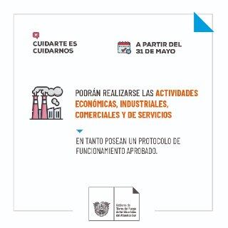 Desde el Ministerio de Salud de la Provincia informaron las medidas vigentes a partir del lunes 31 de mayo.