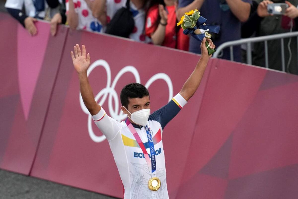 Tokio 2020: Richard Carapaz se quedó con un oro histórico en Ciclismo de ruta