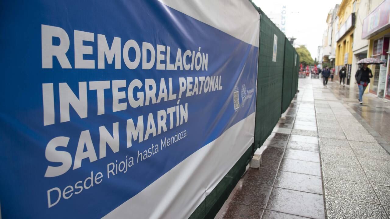 Comenzaron las obras de remodelación de peatonal San Martín