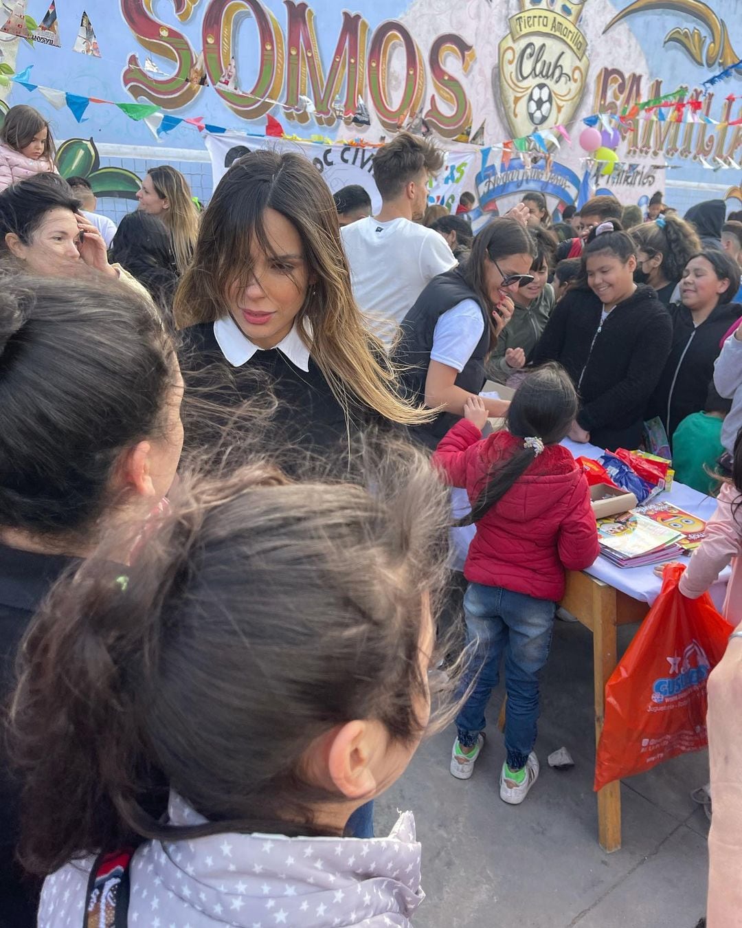 Barby Franco volvió al barrio donde nació