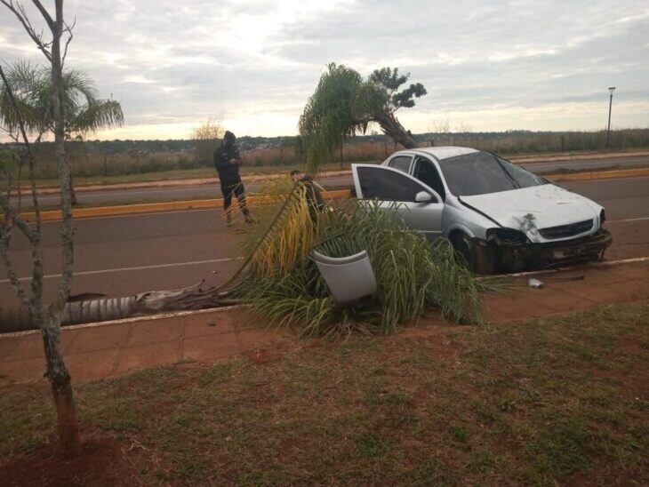 Posadas: accidente vial en el Acceso Oeste. Policía de Misiones