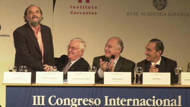 Miguel Lifschitz en el III Congreso de la Lengua Española en el Teatro El Círculo. Foto: La Capital