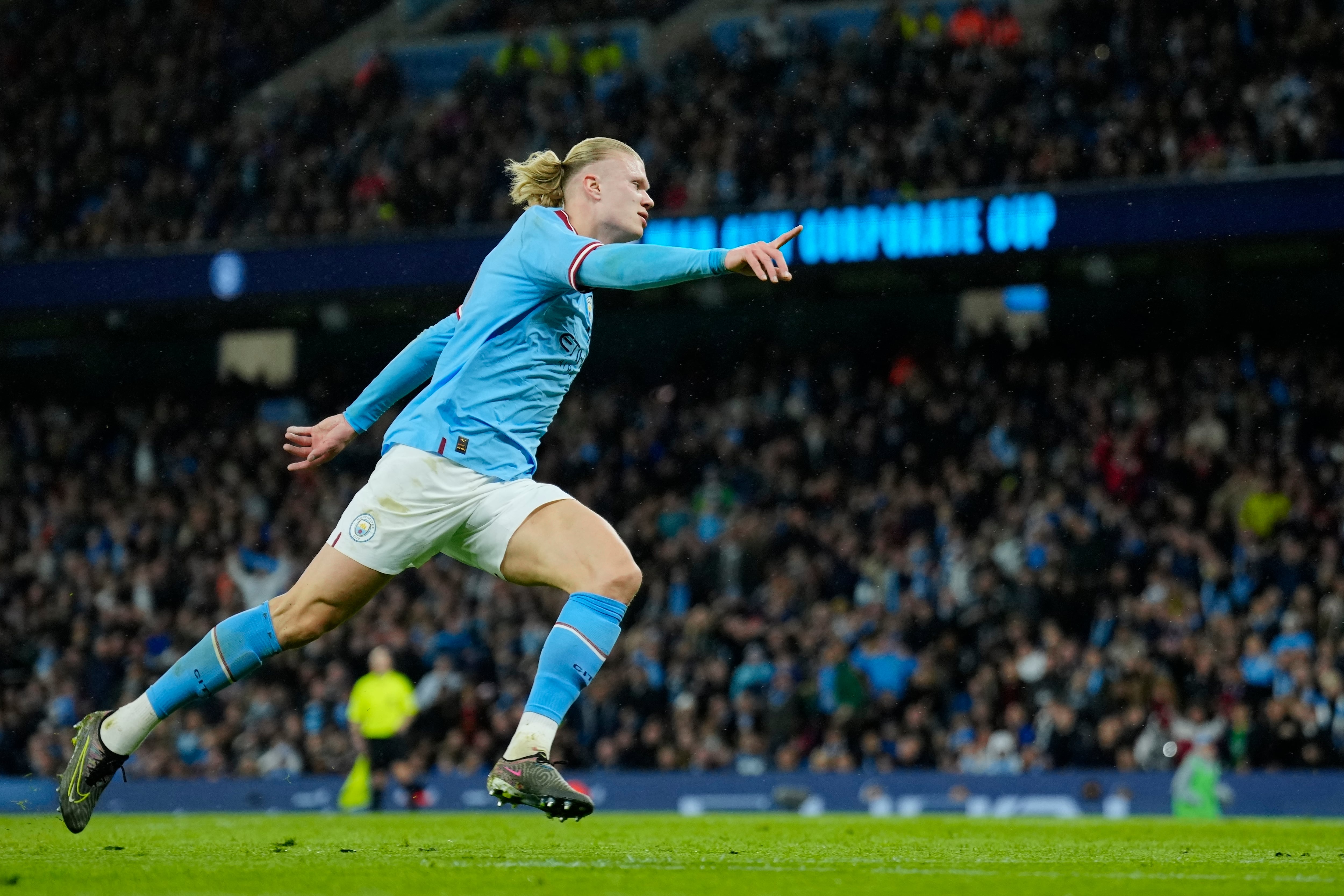 Erling Haaland brilla en el Manchester City.