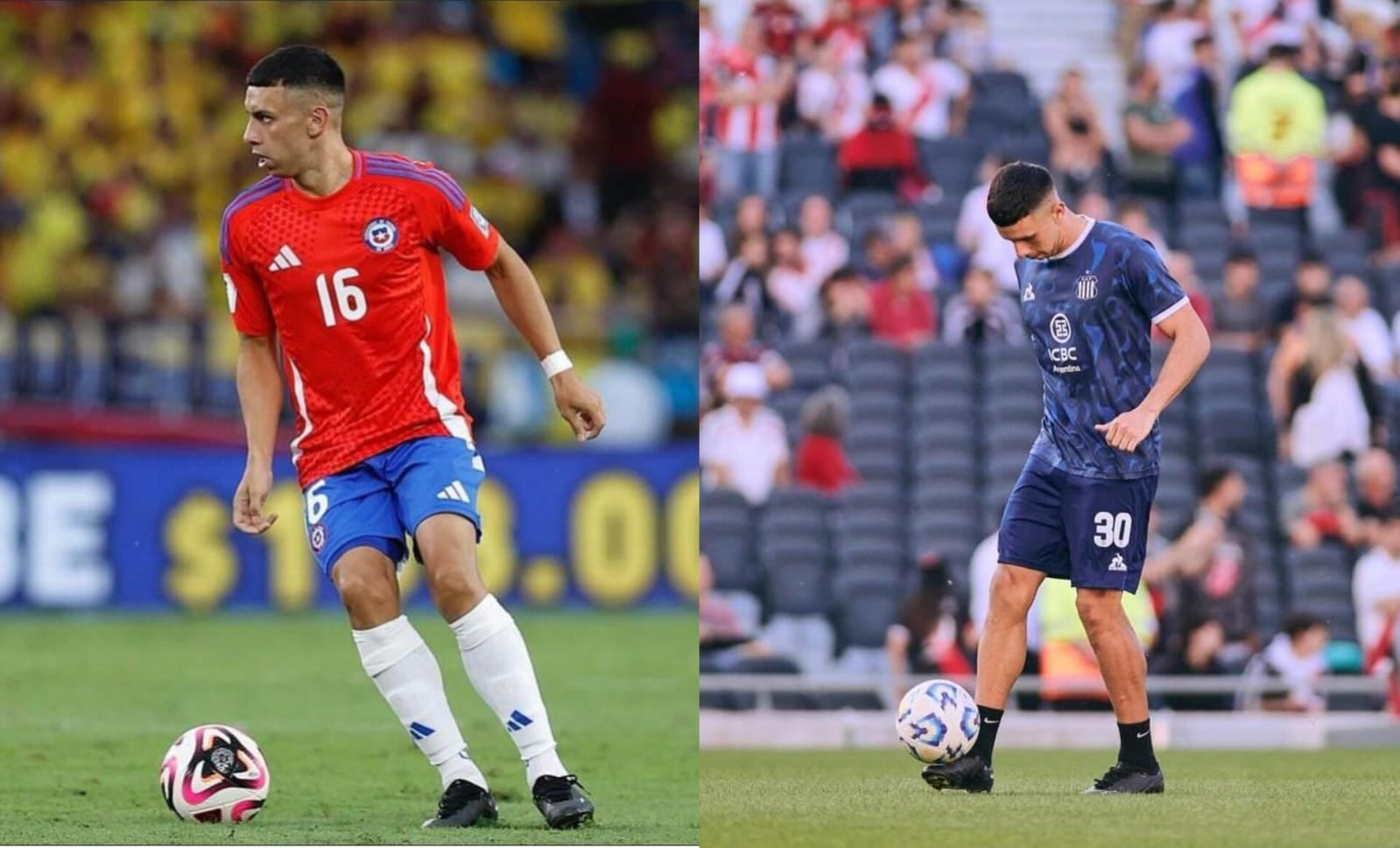 Ulises Ortegoza debutó en Chile a los 27 años. Su carrera en el fútbol profesional arrancó hace 10, sin inferiores. En Talleres, llegó a ser de selección. (Prensa Talleres - Chile)