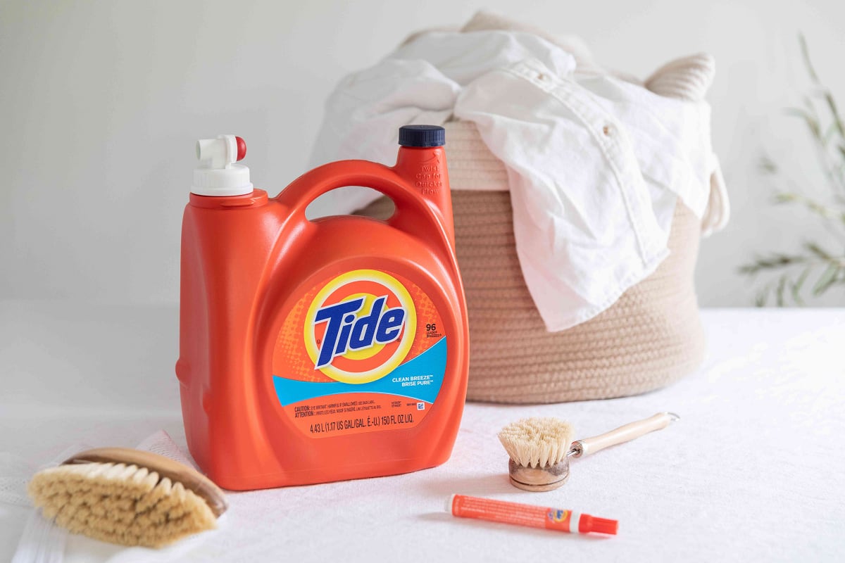 El jabón para la ropa Tide (importado) ya se consigue en supermercados de Argentina