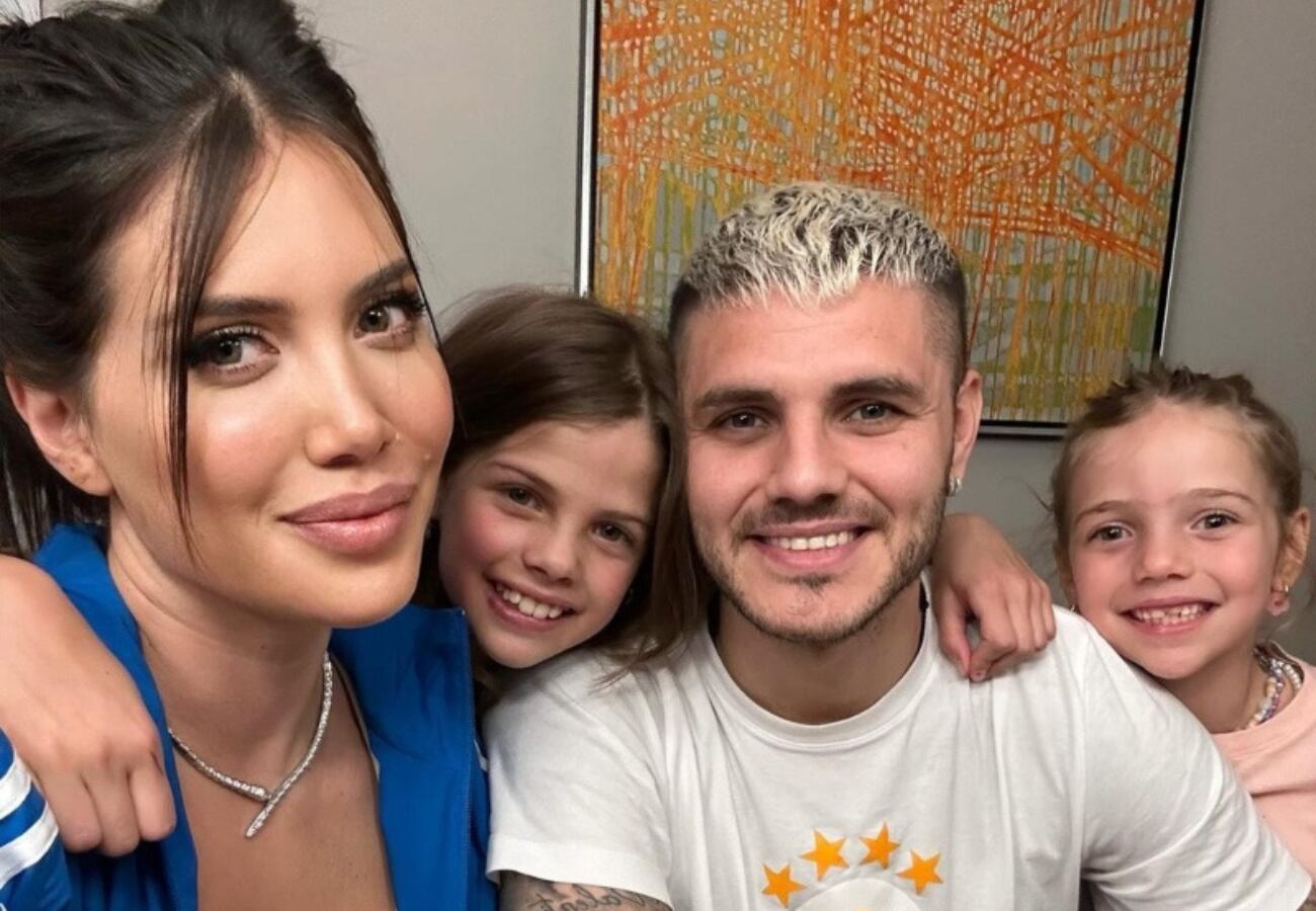 Se reveló un audio de una de las hijas de Wanda Nara y Mauro Icardi: “No voy a estar en Turquía”