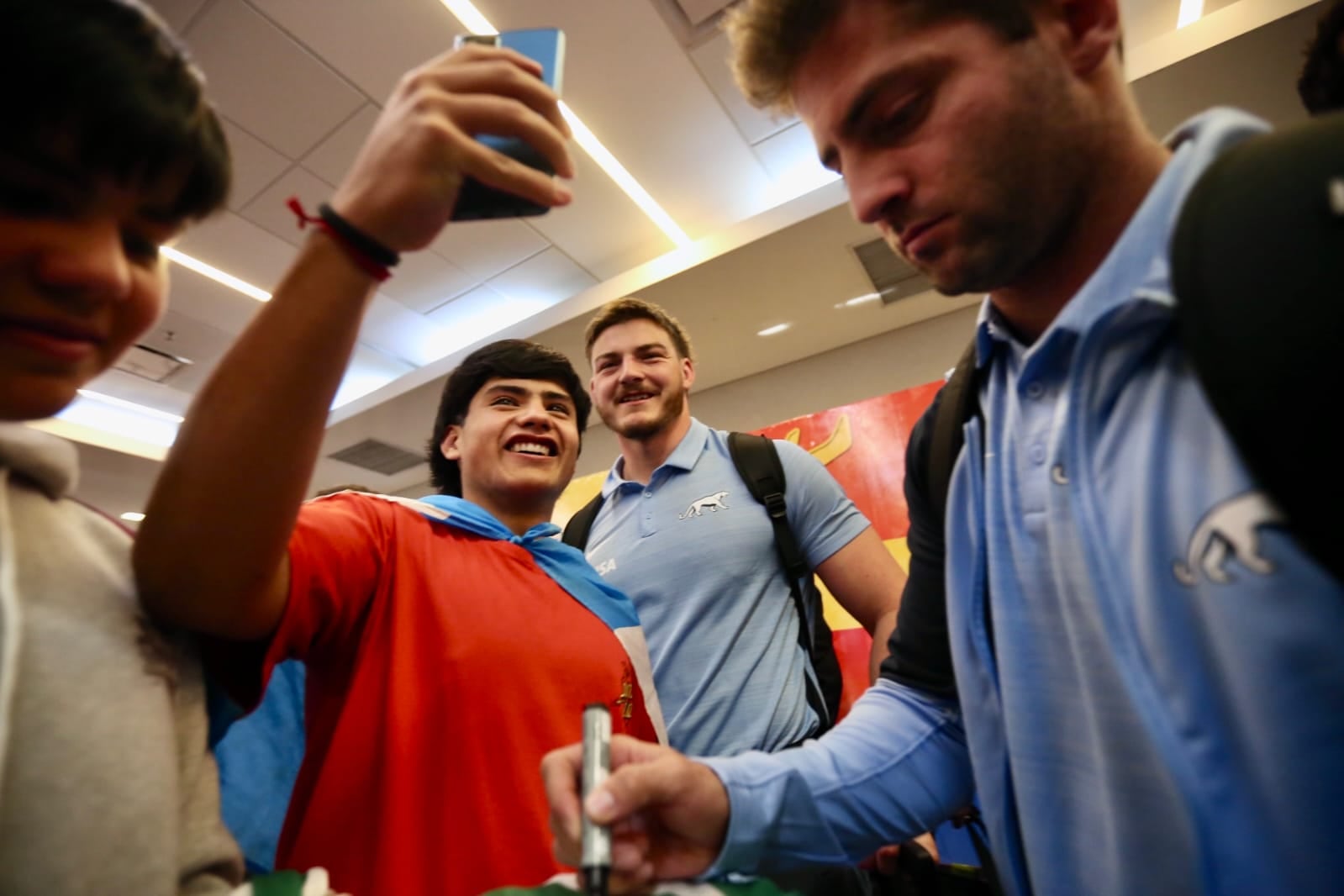 Los Pumas llegaron a Mendoza