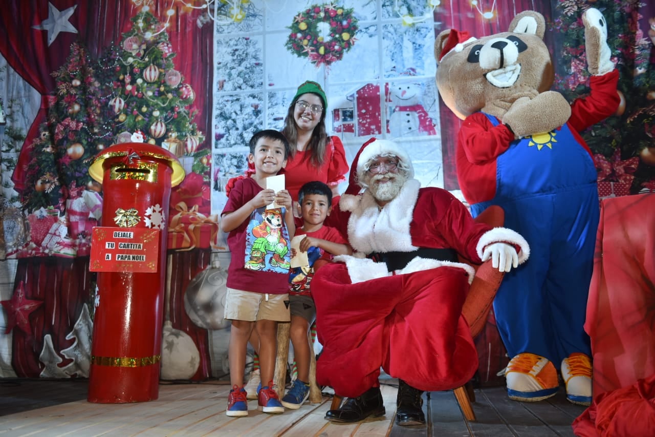 Papá Noel en Pueblo Belgrano