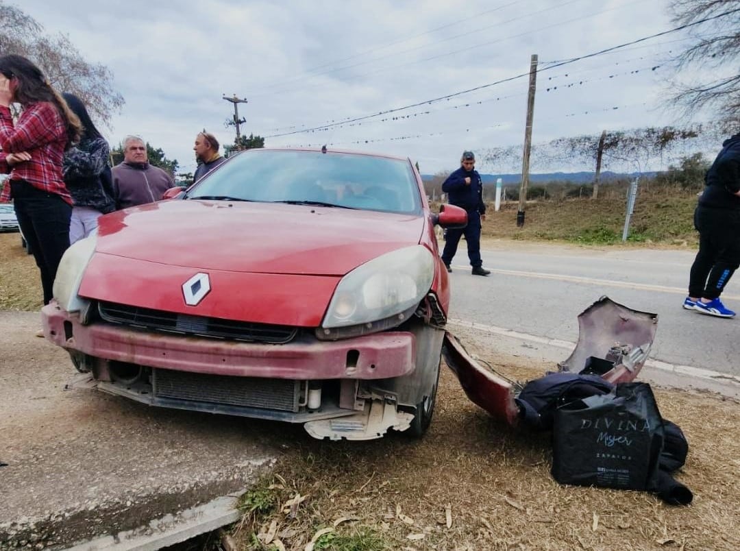 El joven se trasladaba a bordo de la motocicleta. (Gentileza)