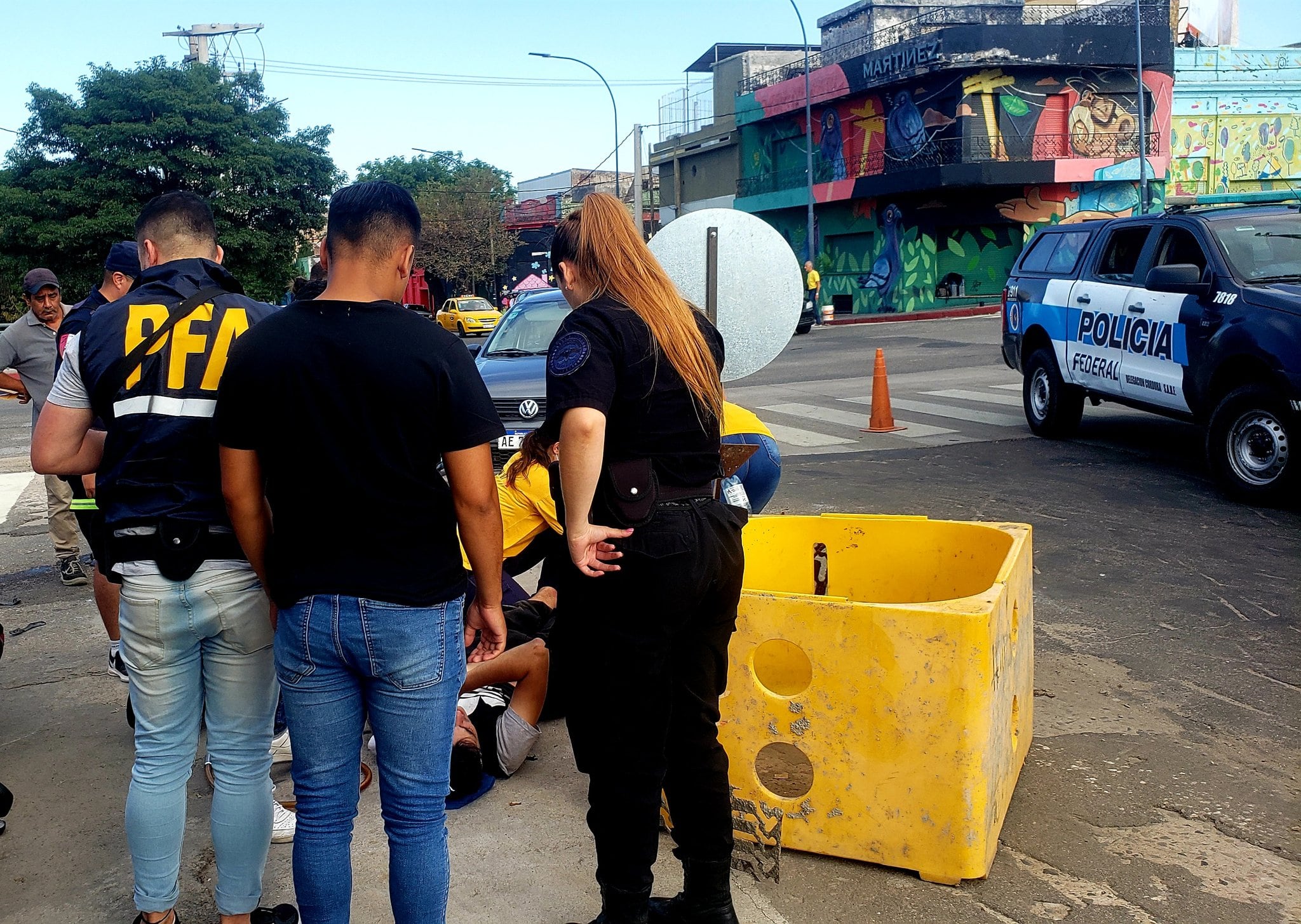 El siniestro ocurrió a la altura de la Costanera.