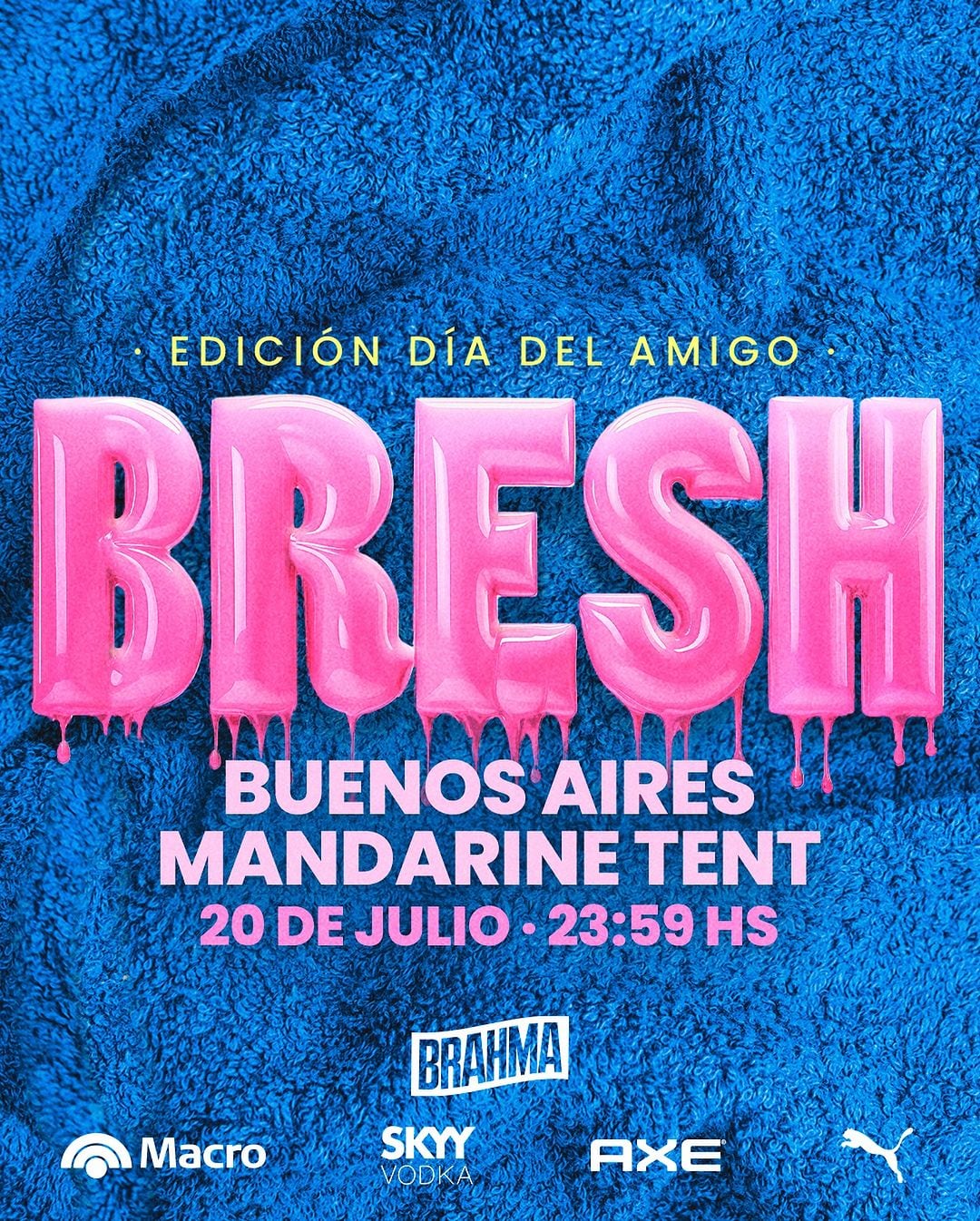 La fiesta Bresh celebra el Día del Amigo: dónde será y precios de entradas