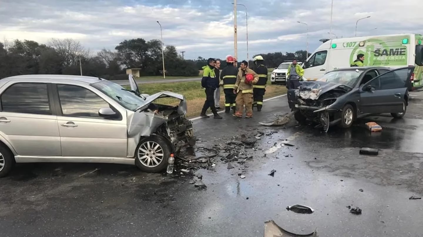 Una mujer se metió de contramano a una ruta, chocó y no quiso hacerse el test de alcoholemia Gentileza: La Capital de Mar del Plata.