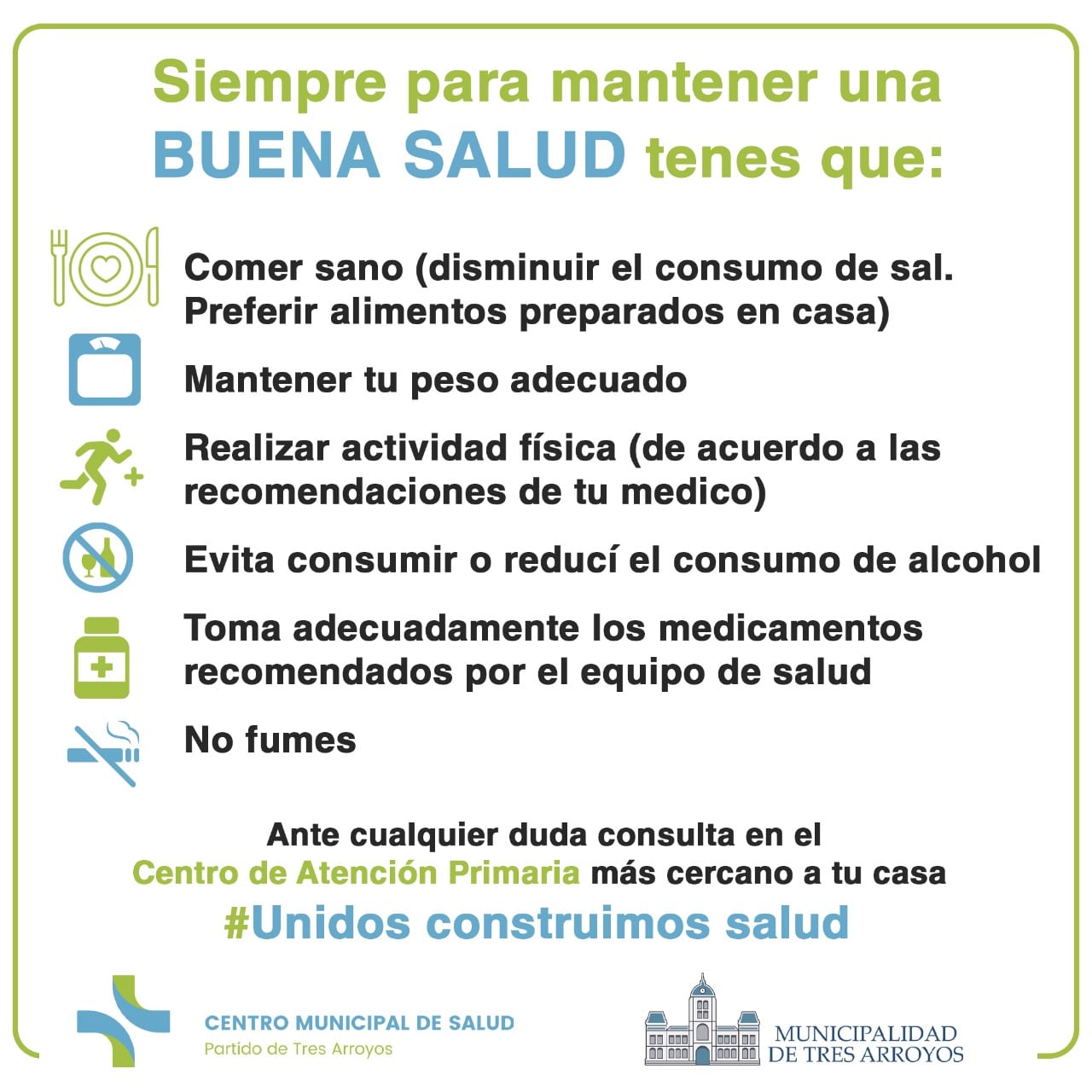 Semana intensiva de control de la Hipertensión Arterial en Tres Arroyos