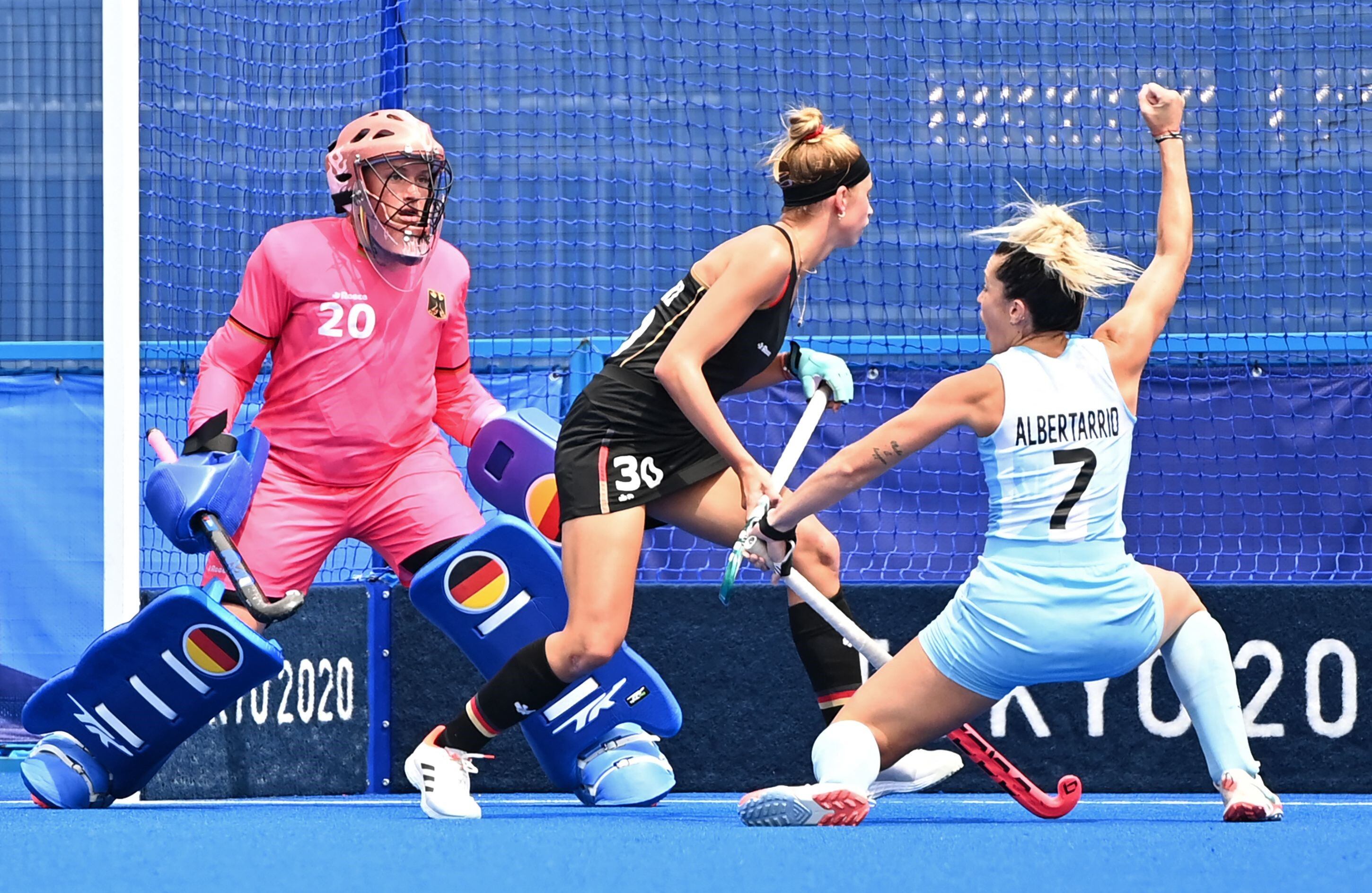 Las mejores fotos del partido de Las Leonas frente a Alemania en los Juegos Olímpicos.