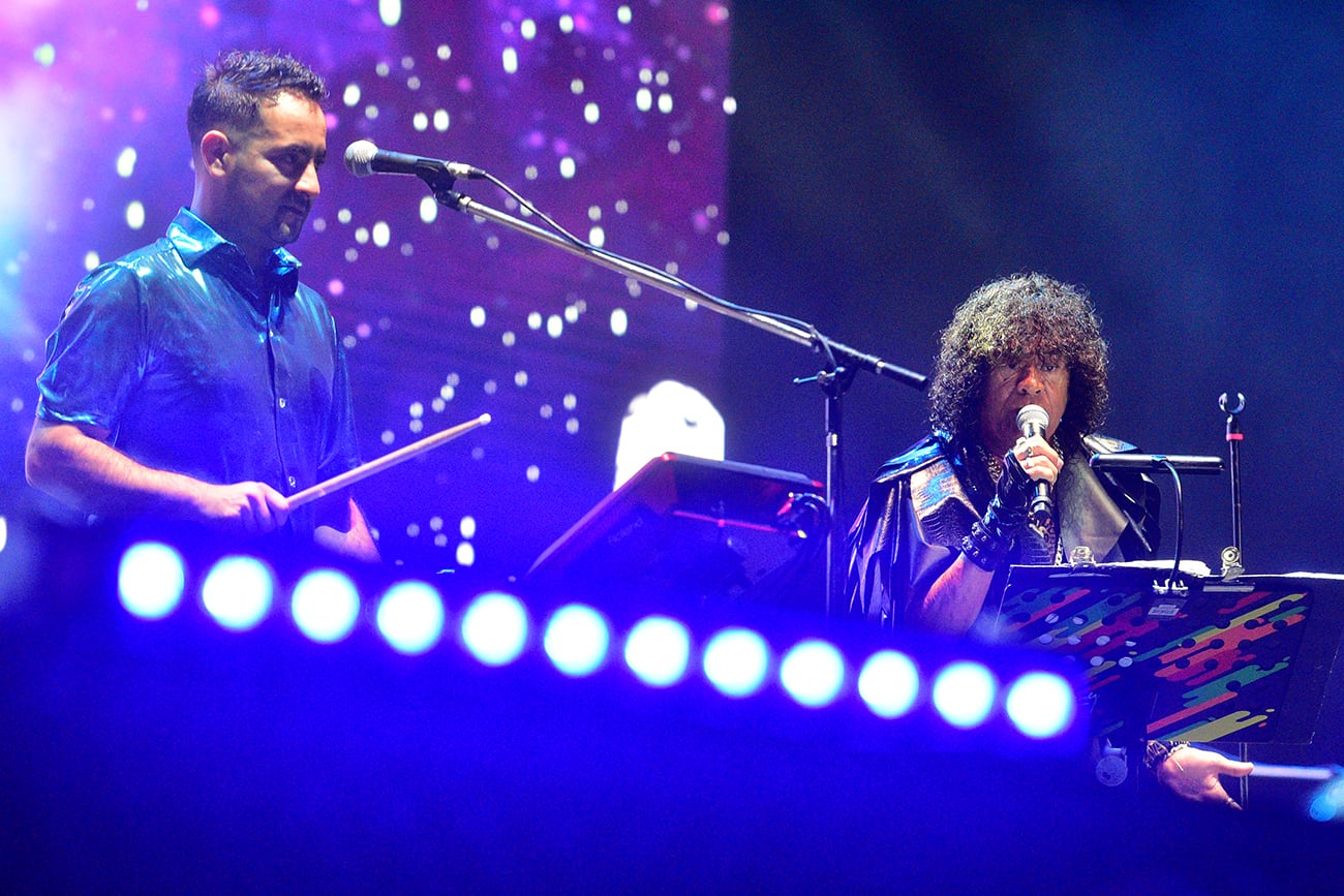 La Mona Jimenez Bum Bum en el Estadio Kempes . (José Gabriel Hernández / La Voz)