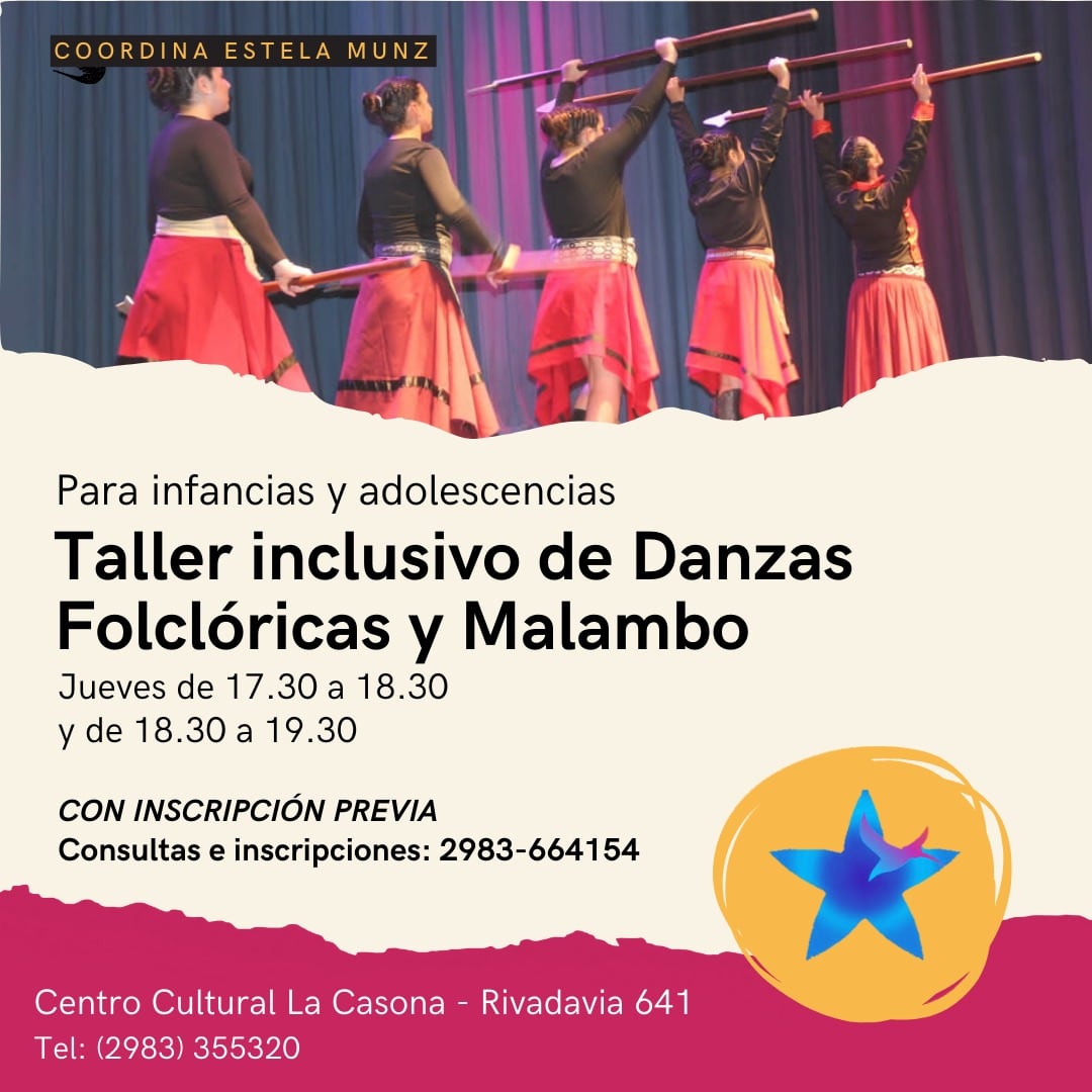 Taller Inclusivo de Danzas Folclóricas y Malambo en La Casona