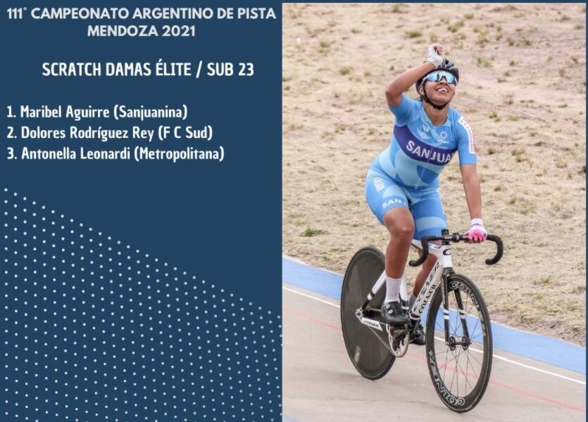 Campeonato Argentino de ciclismo de pista.