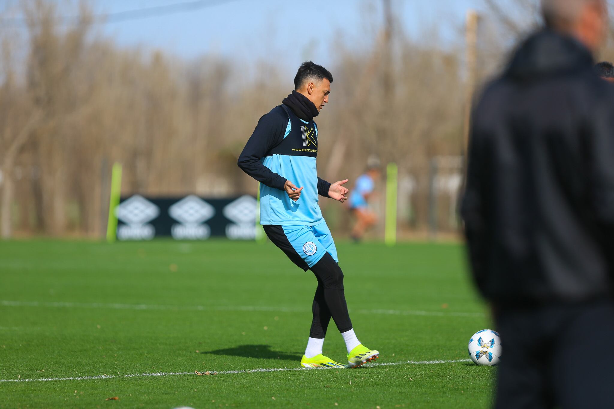 Matías Suárez, el único jugador de este plantel que estuvo en el cruce de 2016 ante Coritiba (Prensa Belgrano).