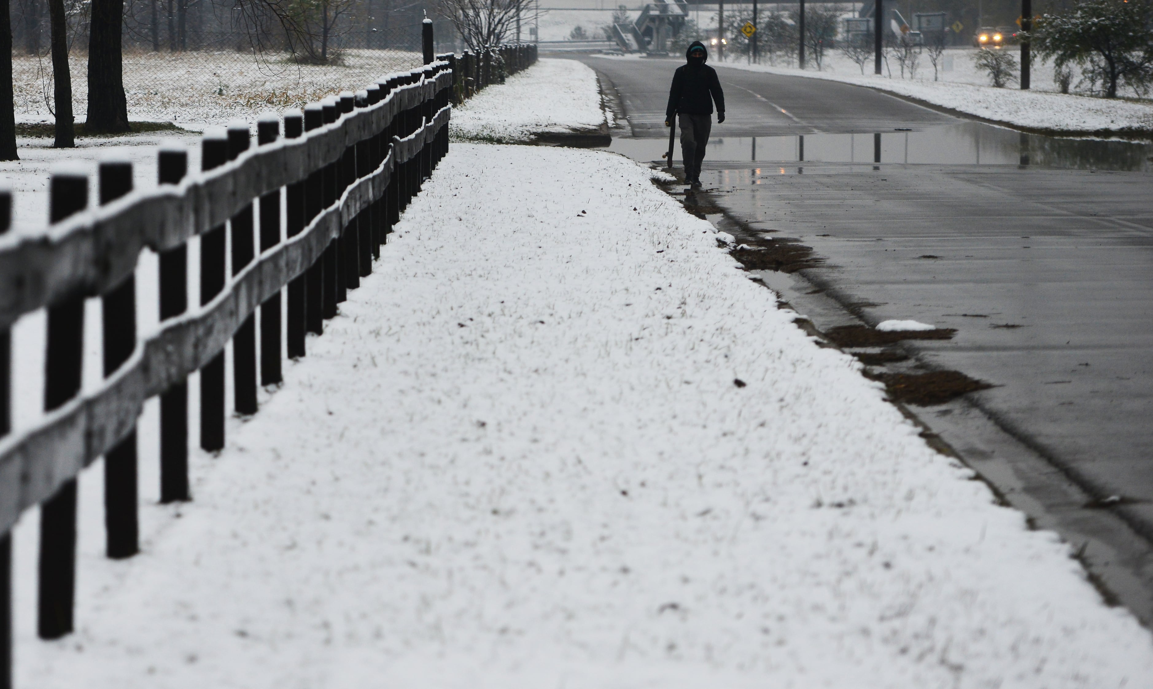 Nieve en Córdoba. (Nicolás Bravo)